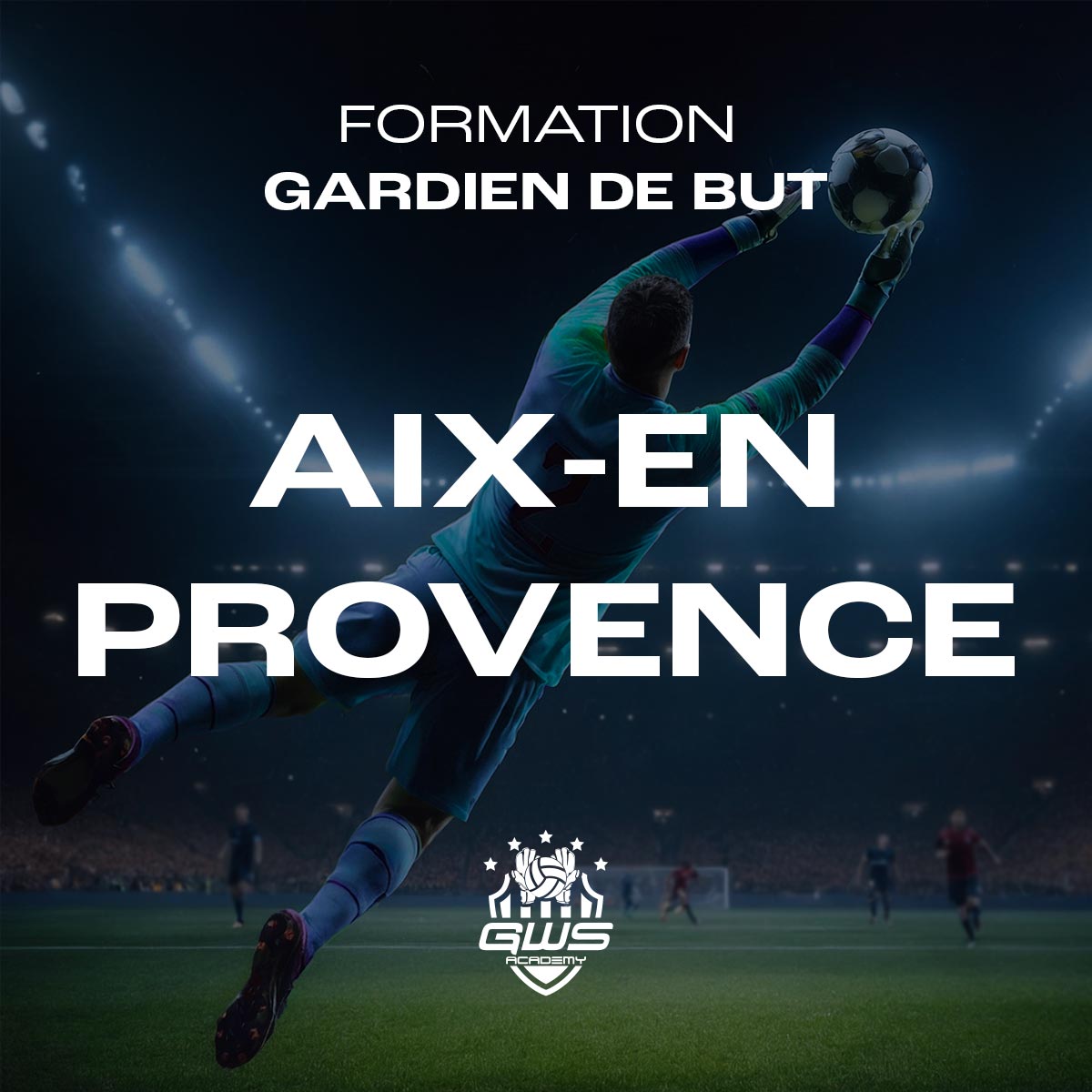 Formation gardien de but à Aix-en-Provence – Entraînement à Aix-en-Provence Guillaume Warmuz encadre un entraînement de gardiens de but à Aix-en-Provence – formation GWS Academy